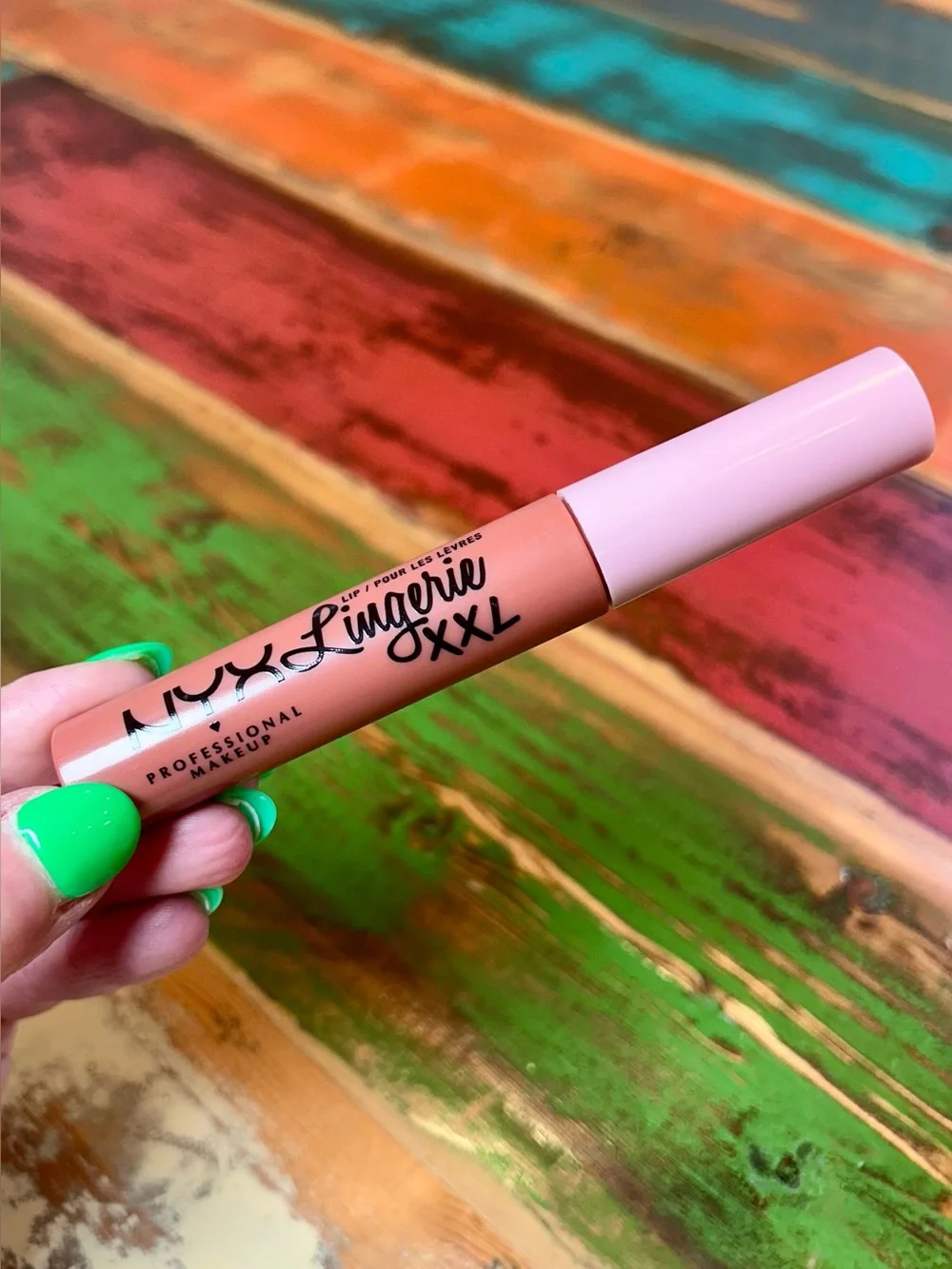 NEW NYX Lip Lingerie XXL Matte Liquid Lipstick 02 Turn-On Nude Pink
